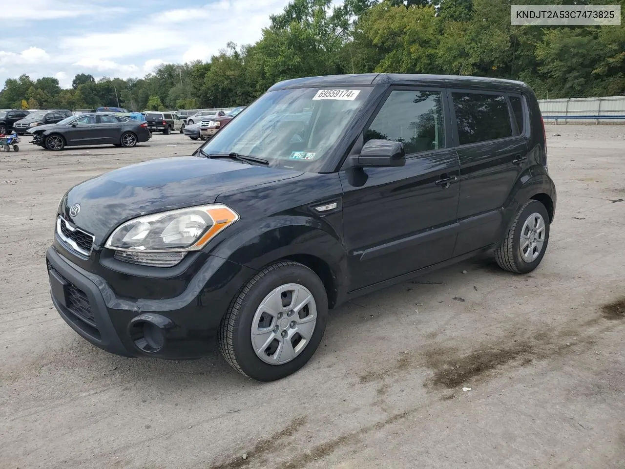 2012 Kia Soul VIN: KNDJT2A53C7473825 Lot: 69559174