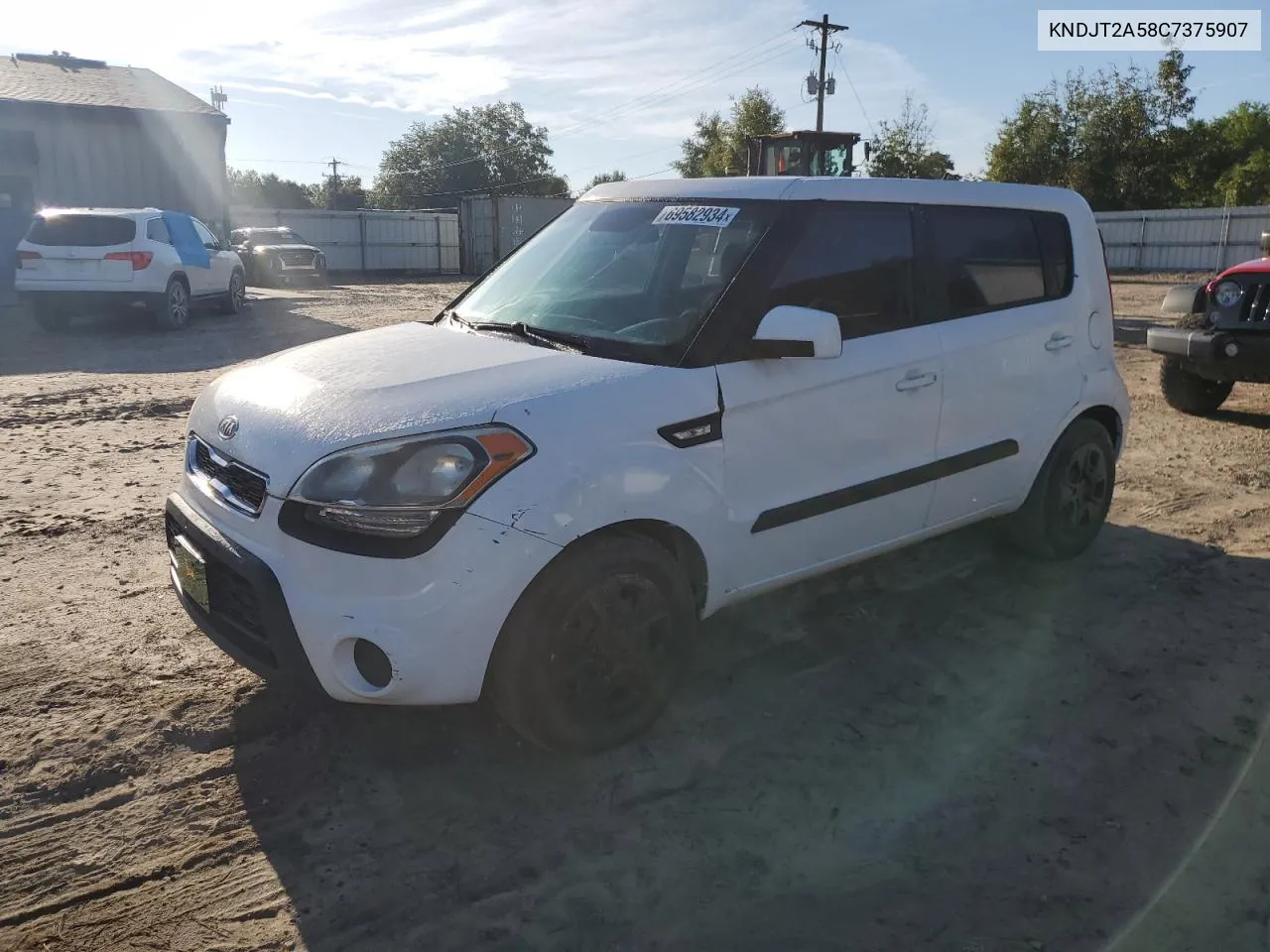 2012 Kia Soul VIN: KNDJT2A58C7375907 Lot: 69582934