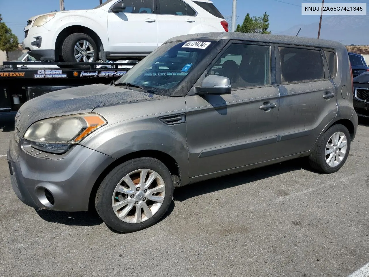 2012 Kia Soul + VIN: KNDJT2A65C7421346 Lot: 69724434