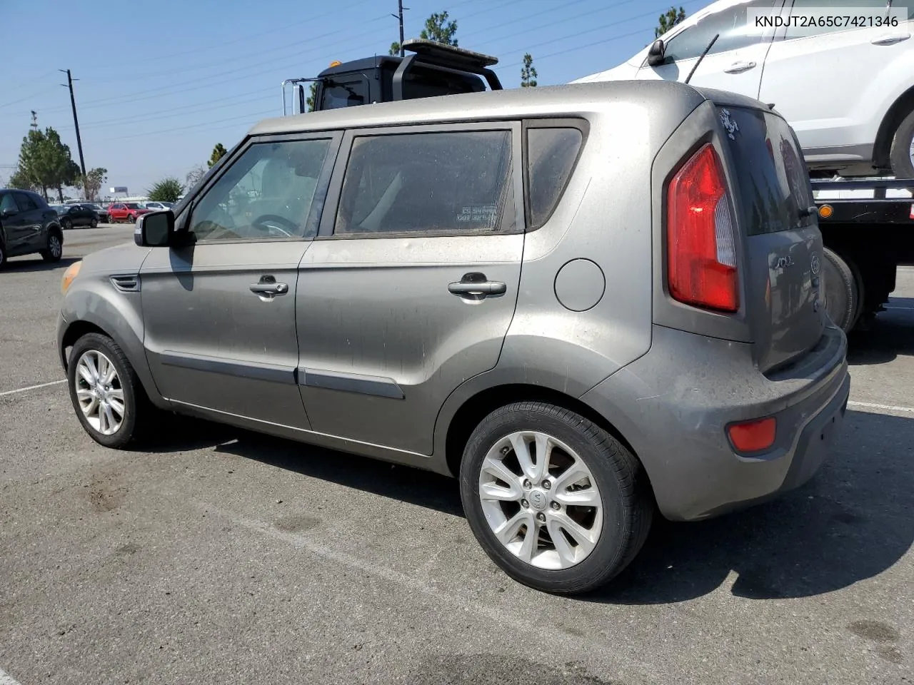 2012 Kia Soul + VIN: KNDJT2A65C7421346 Lot: 69724434