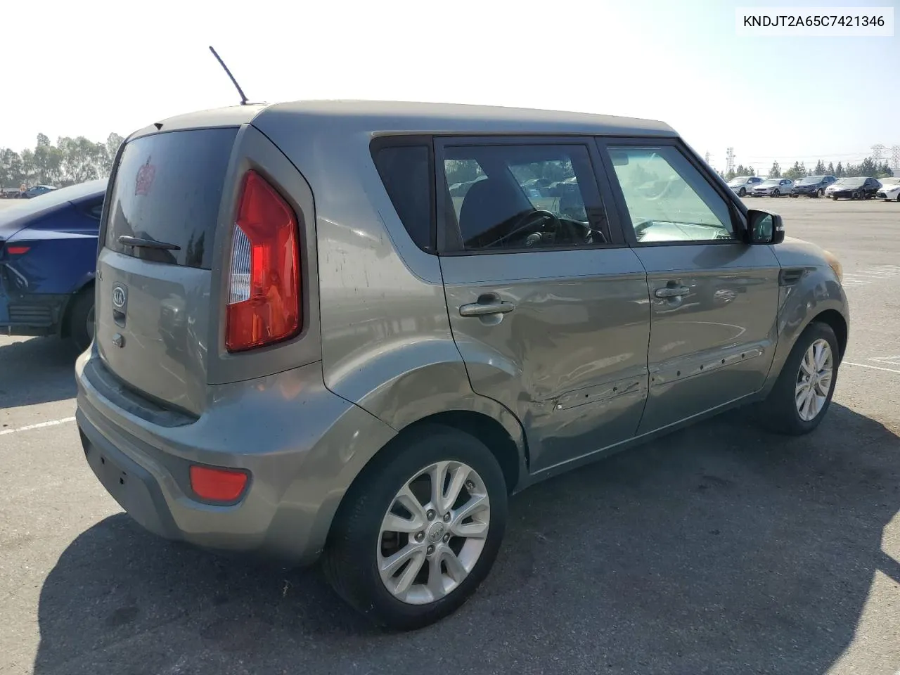 2012 Kia Soul + VIN: KNDJT2A65C7421346 Lot: 69724434