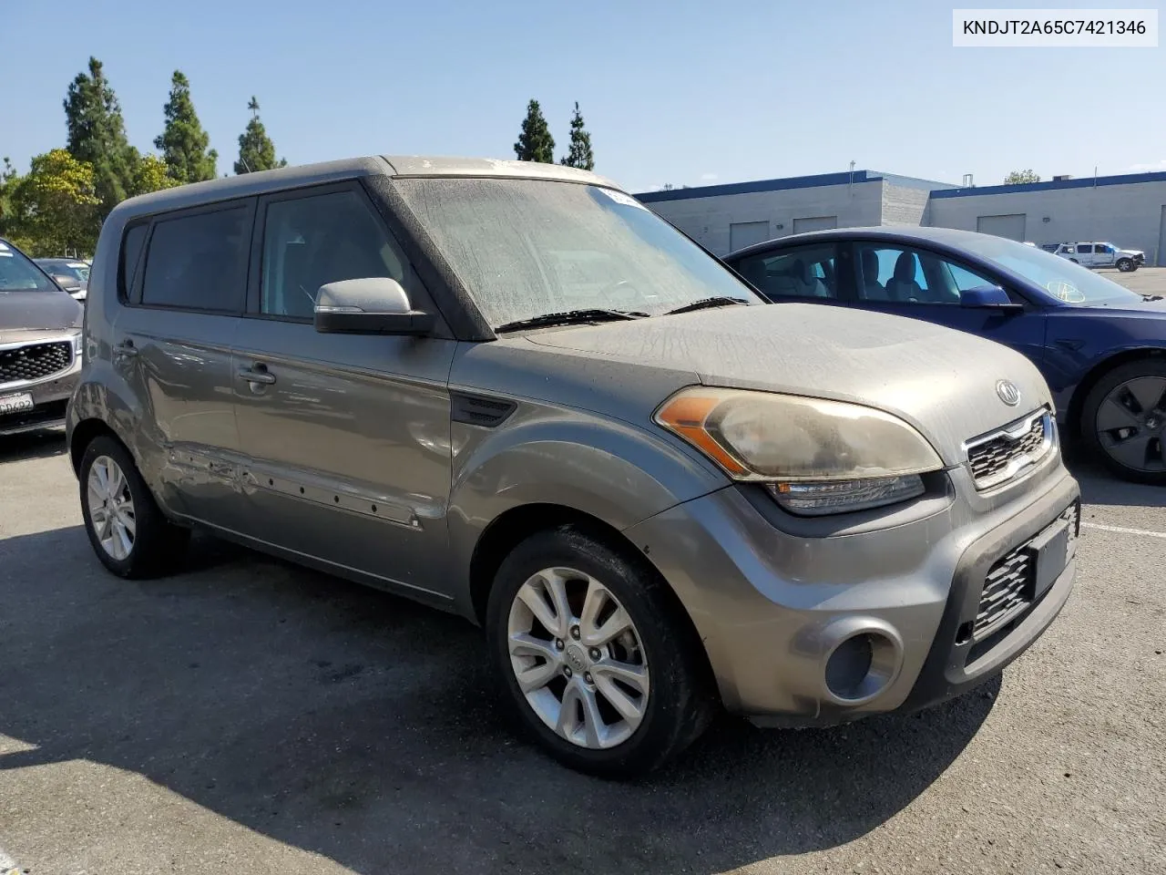 2012 Kia Soul + VIN: KNDJT2A65C7421346 Lot: 69724434