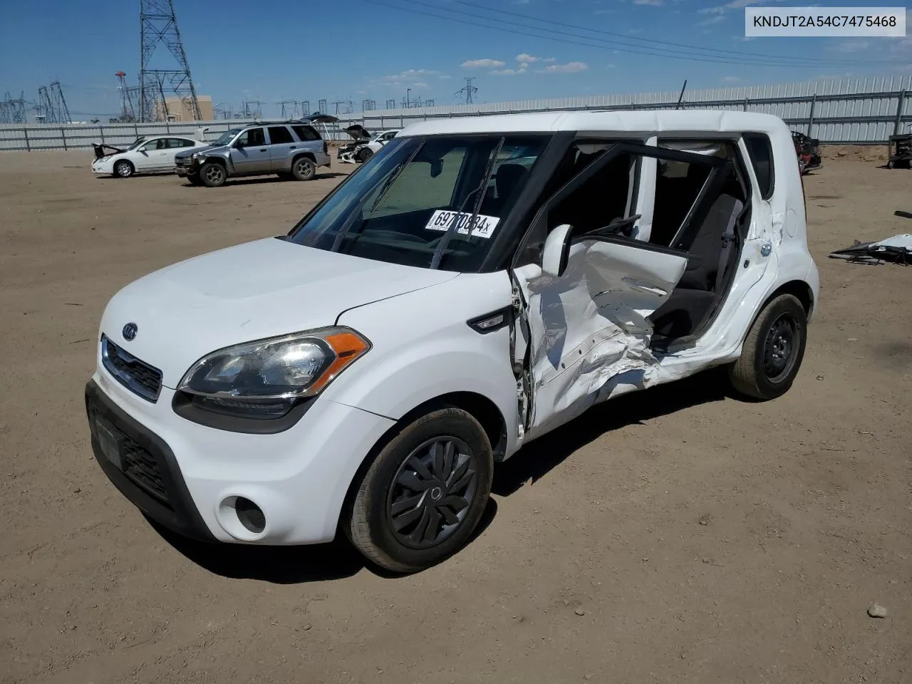 2012 Kia Soul VIN: KNDJT2A54C7475468 Lot: 69770884