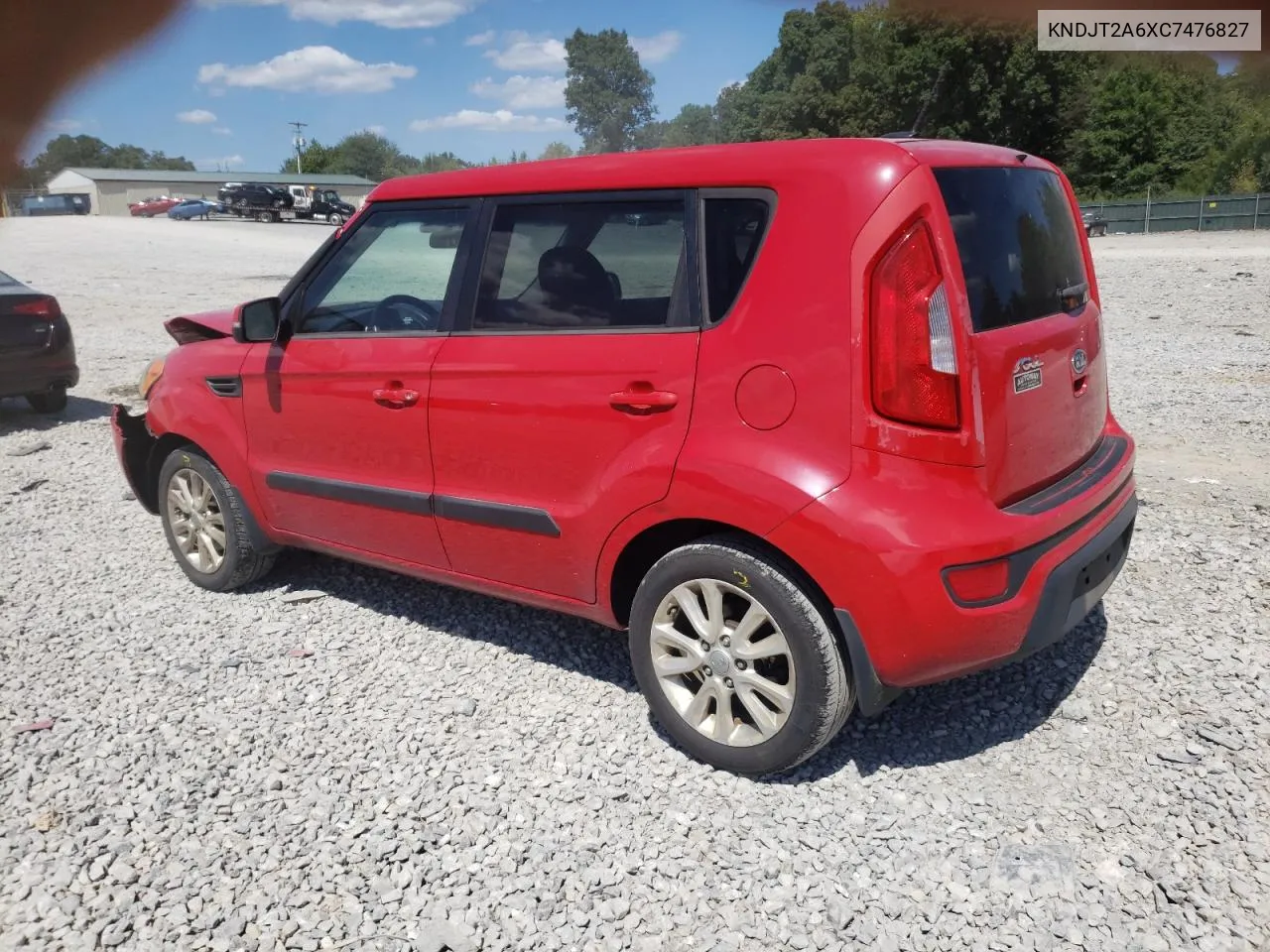 2012 Kia Soul + VIN: KNDJT2A6XC7476827 Lot: 70004444