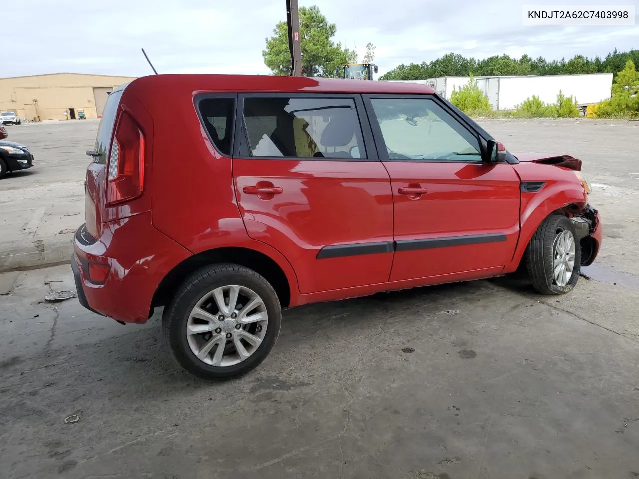 2012 Kia Soul + VIN: KNDJT2A62C7403998 Lot: 70186424