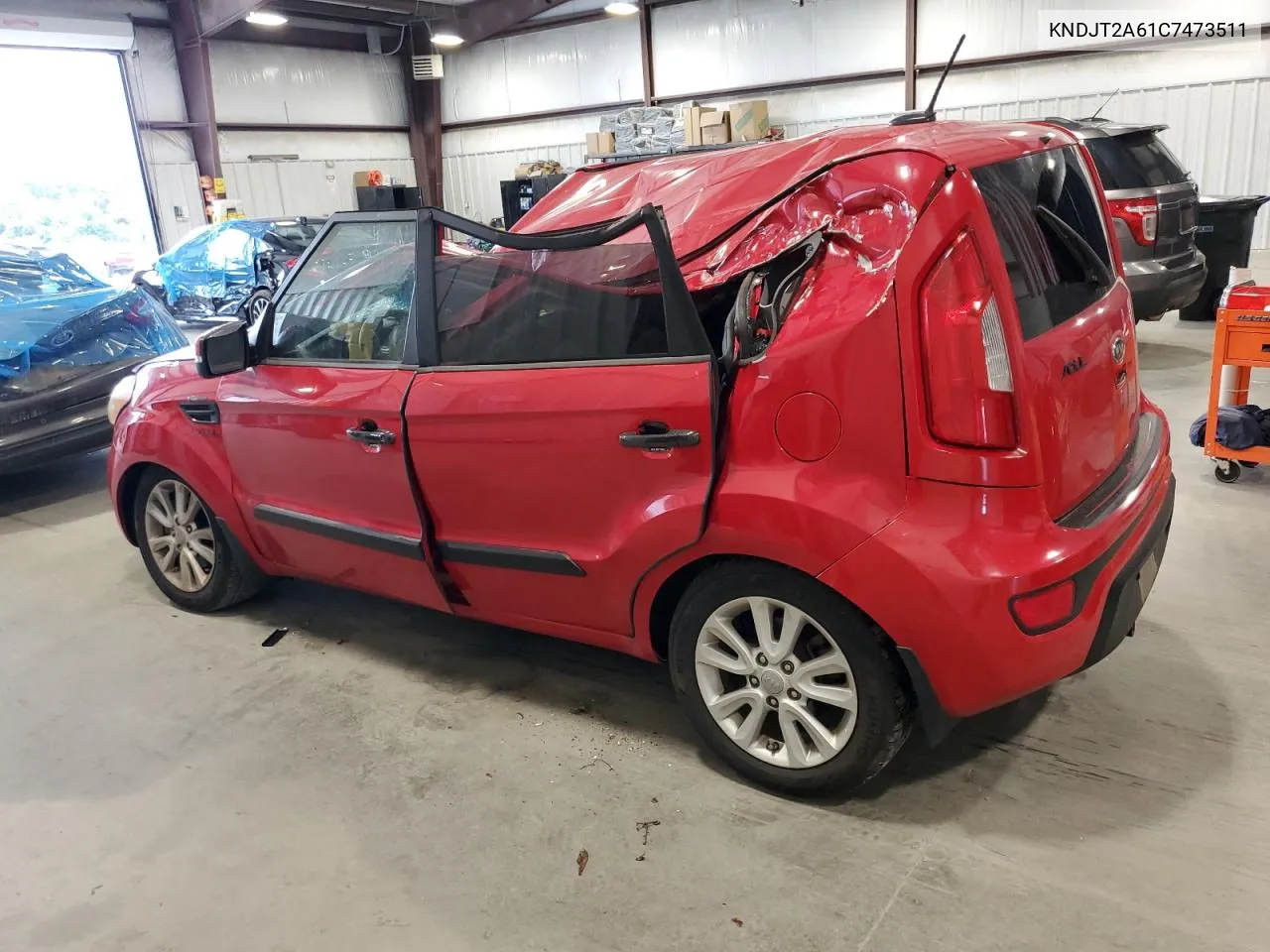 2012 Kia Soul + VIN: KNDJT2A61C7473511 Lot: 70194974