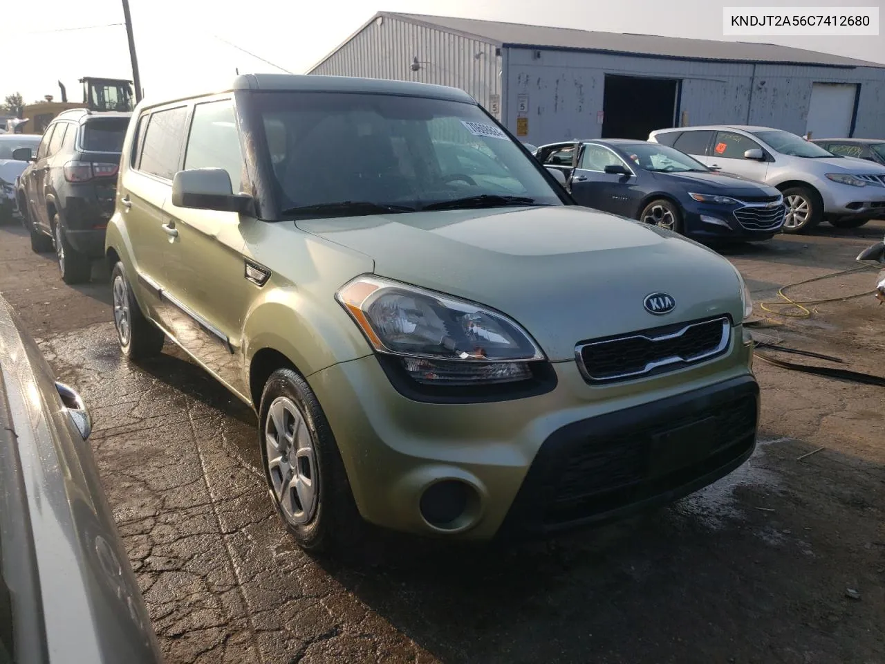 2012 Kia Soul VIN: KNDJT2A56C7412680 Lot: 70608624