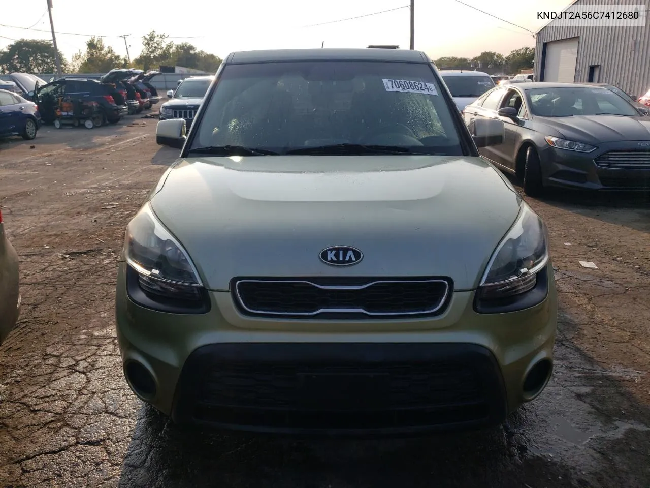 2012 Kia Soul VIN: KNDJT2A56C7412680 Lot: 70608624