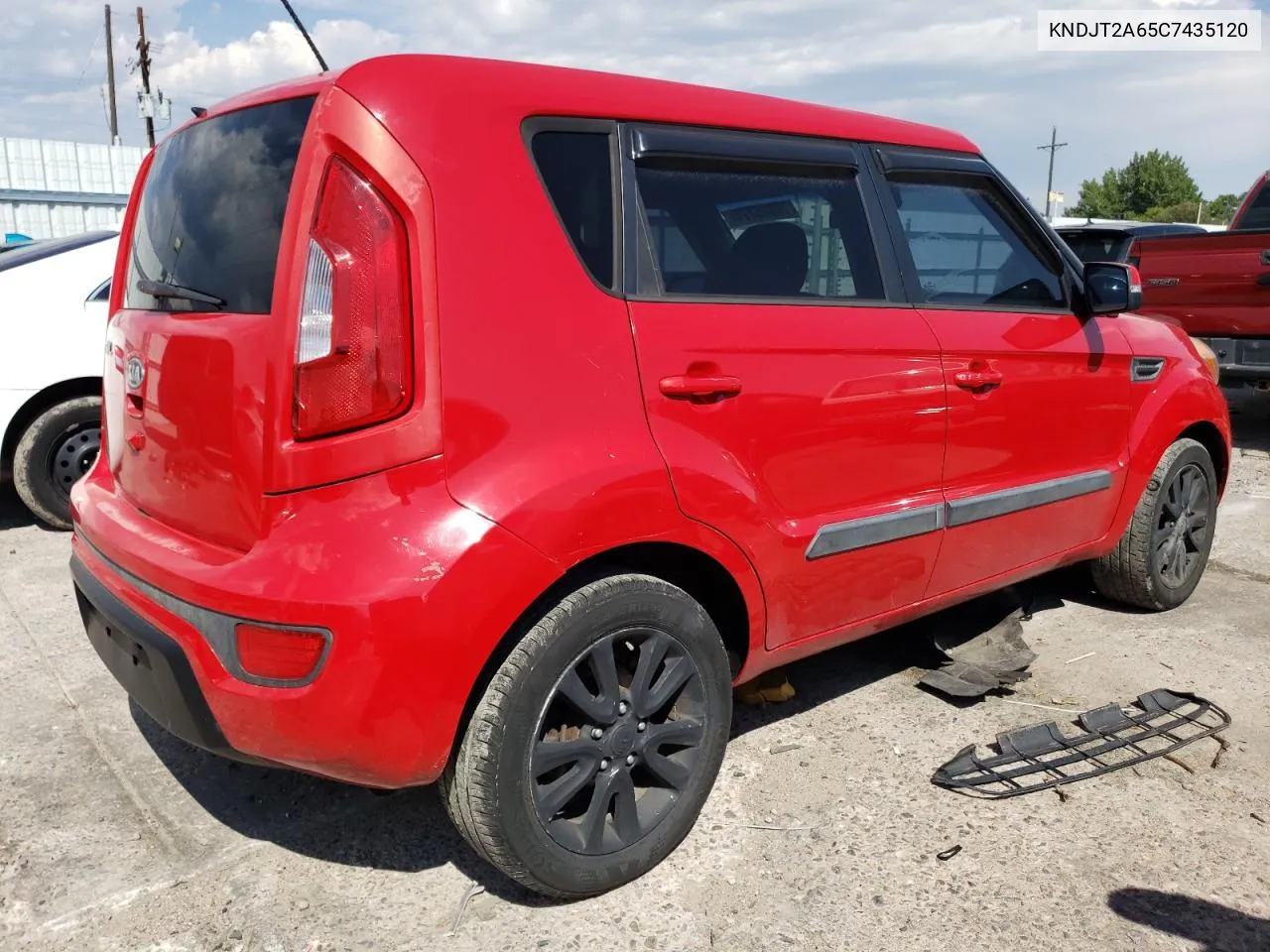 2012 Kia Soul + VIN: KNDJT2A65C7435120 Lot: 70845774