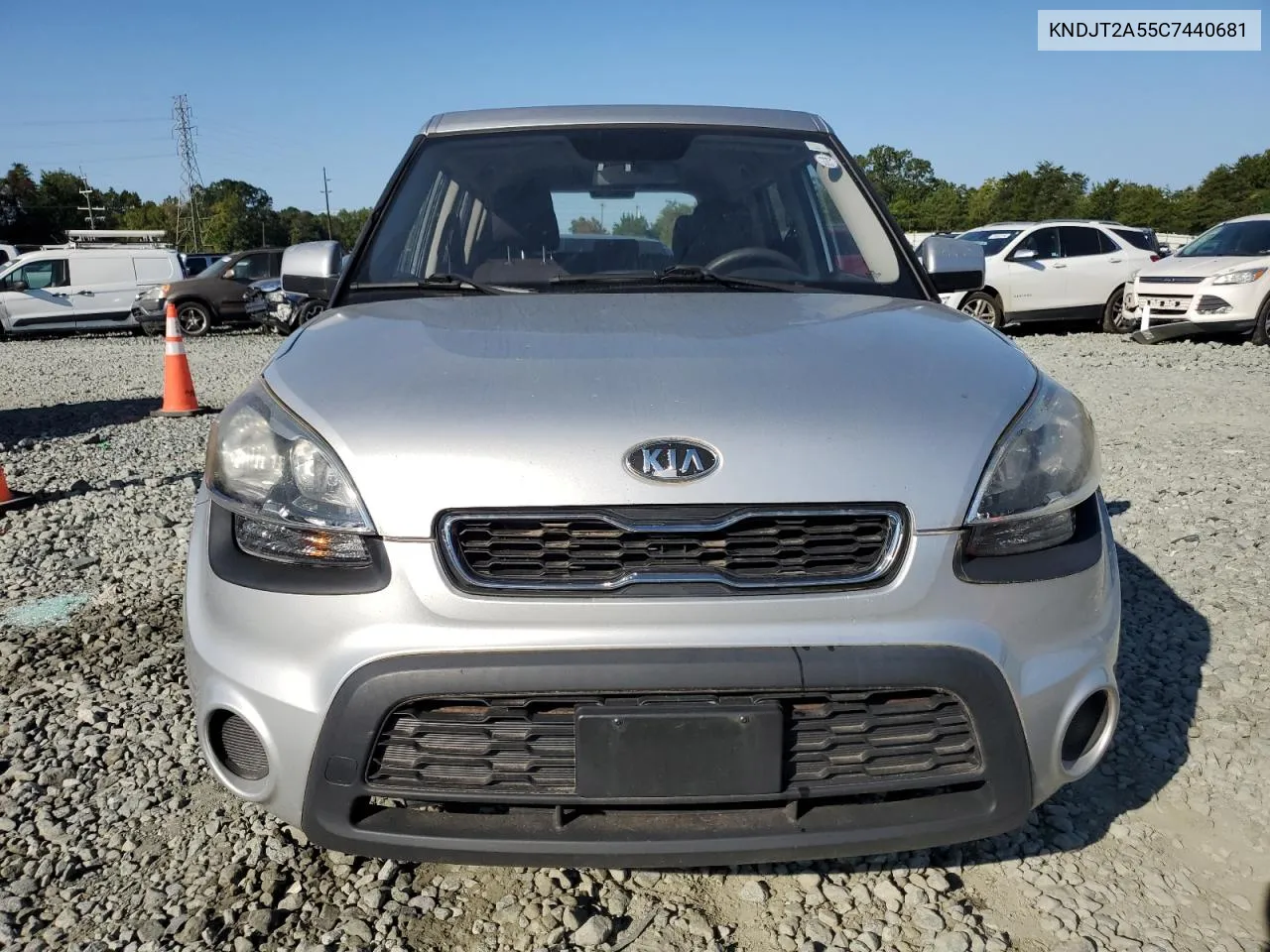 2012 Kia Soul VIN: KNDJT2A55C7440681 Lot: 70927134