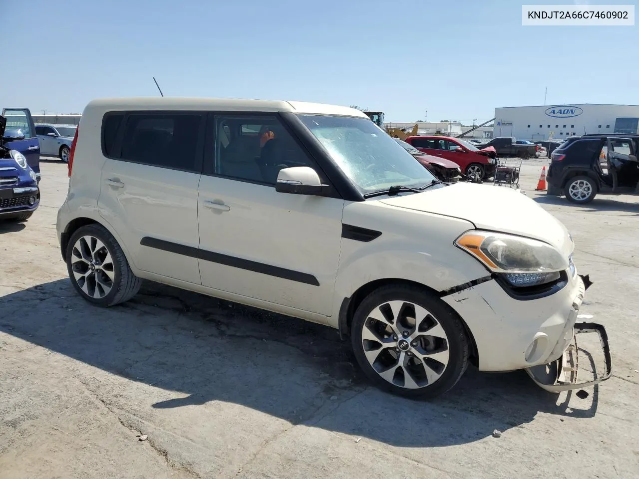 2012 Kia Soul + VIN: KNDJT2A66C7460902 Lot: 70982434