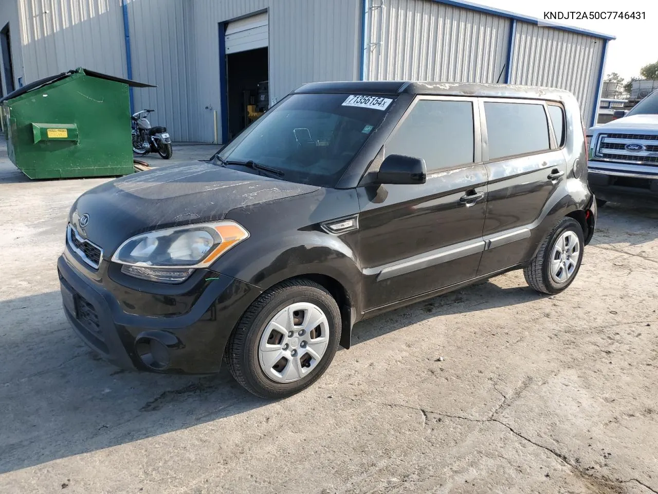 2012 Kia Soul VIN: KNDJT2A50C7746431 Lot: 71356154