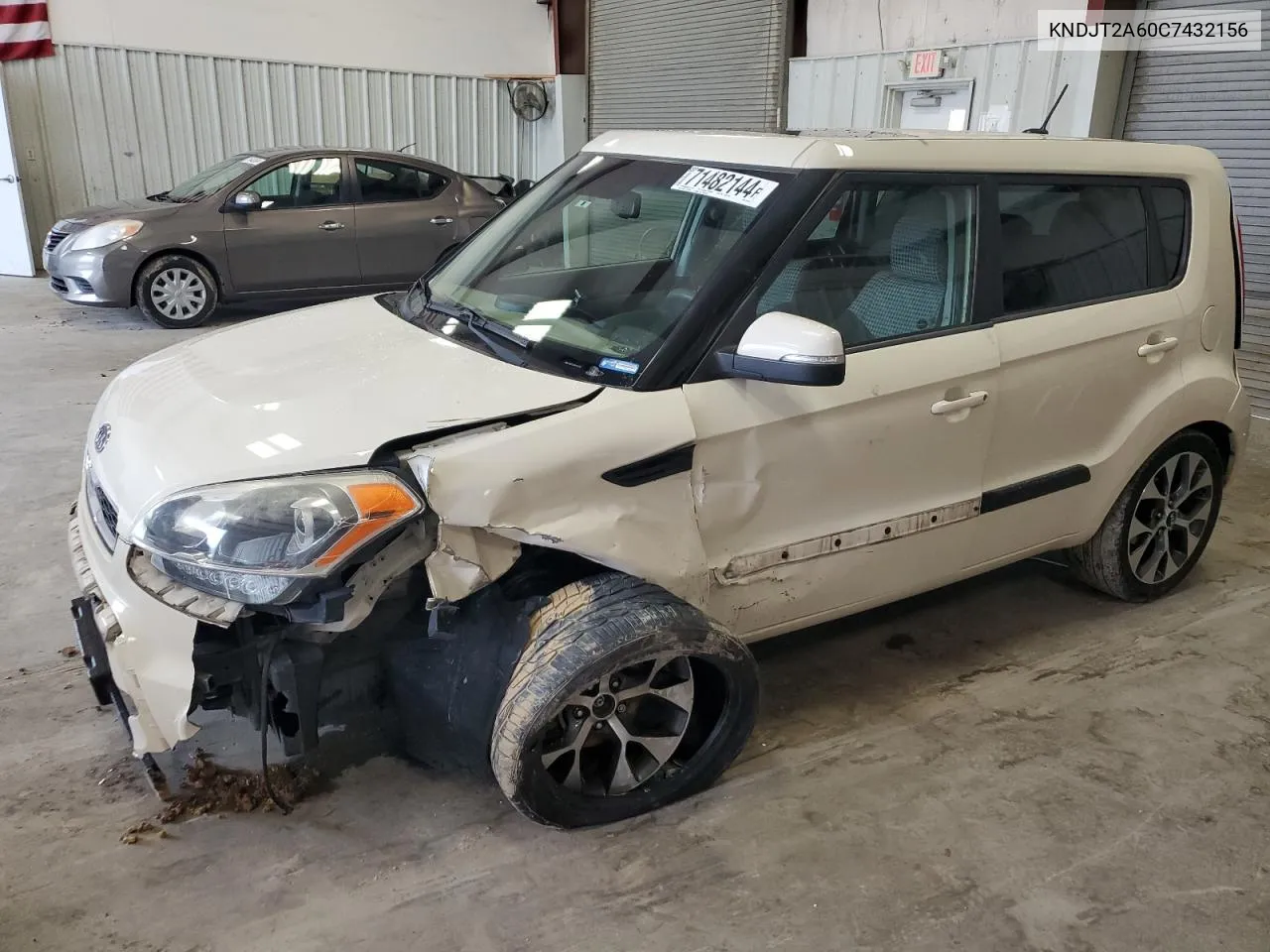 2012 Kia Soul + VIN: KNDJT2A60C7432156 Lot: 71482144