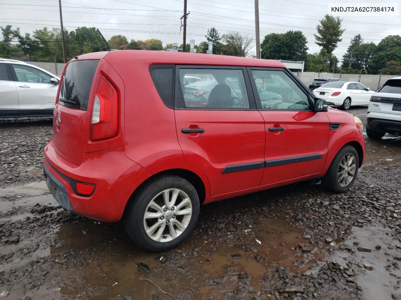 2012 Kia Soul + VIN: KNDJT2A62C7384174 Lot: 71536784