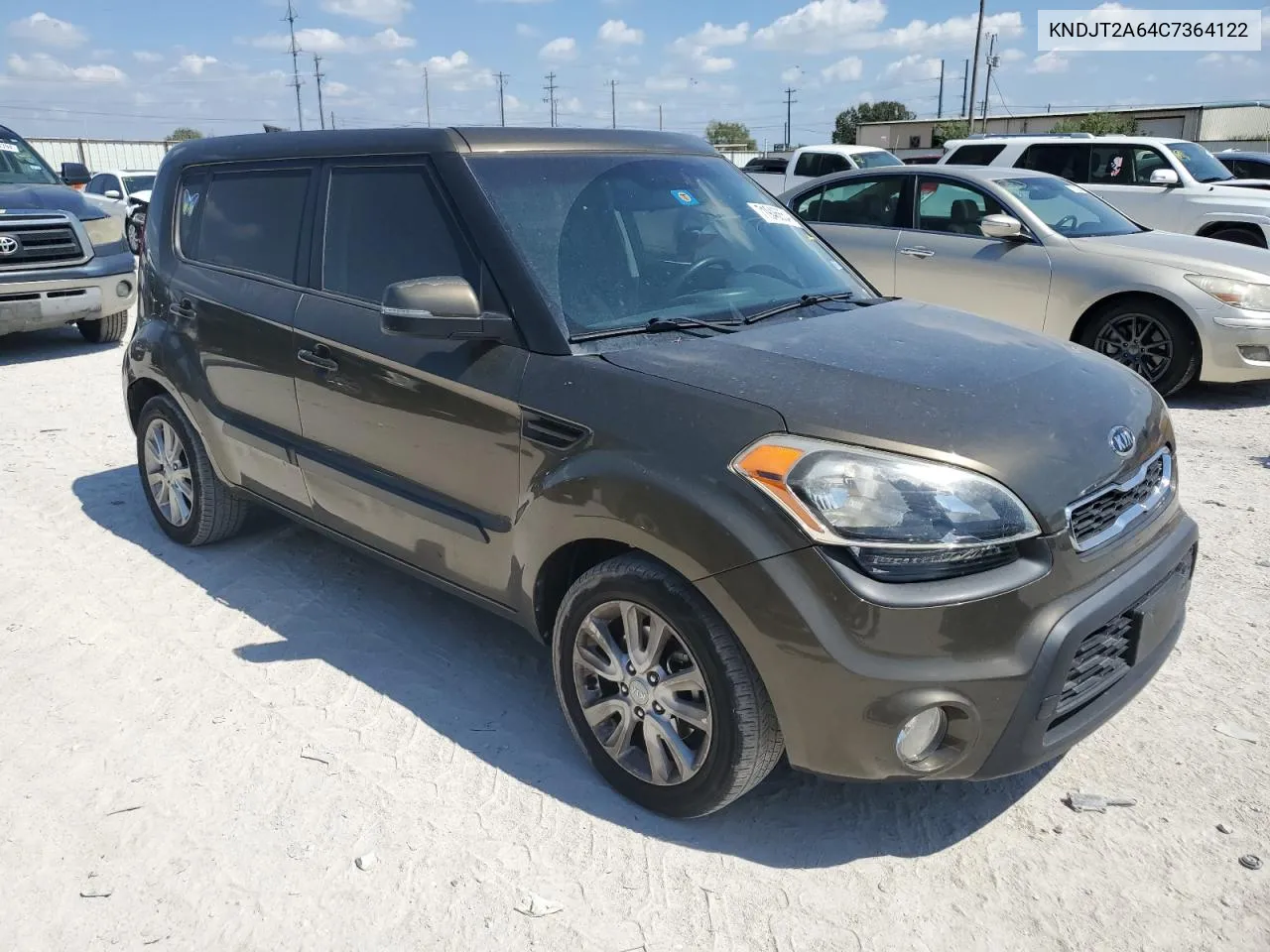 2012 Kia Soul + VIN: KNDJT2A64C7364122 Lot: 71946654