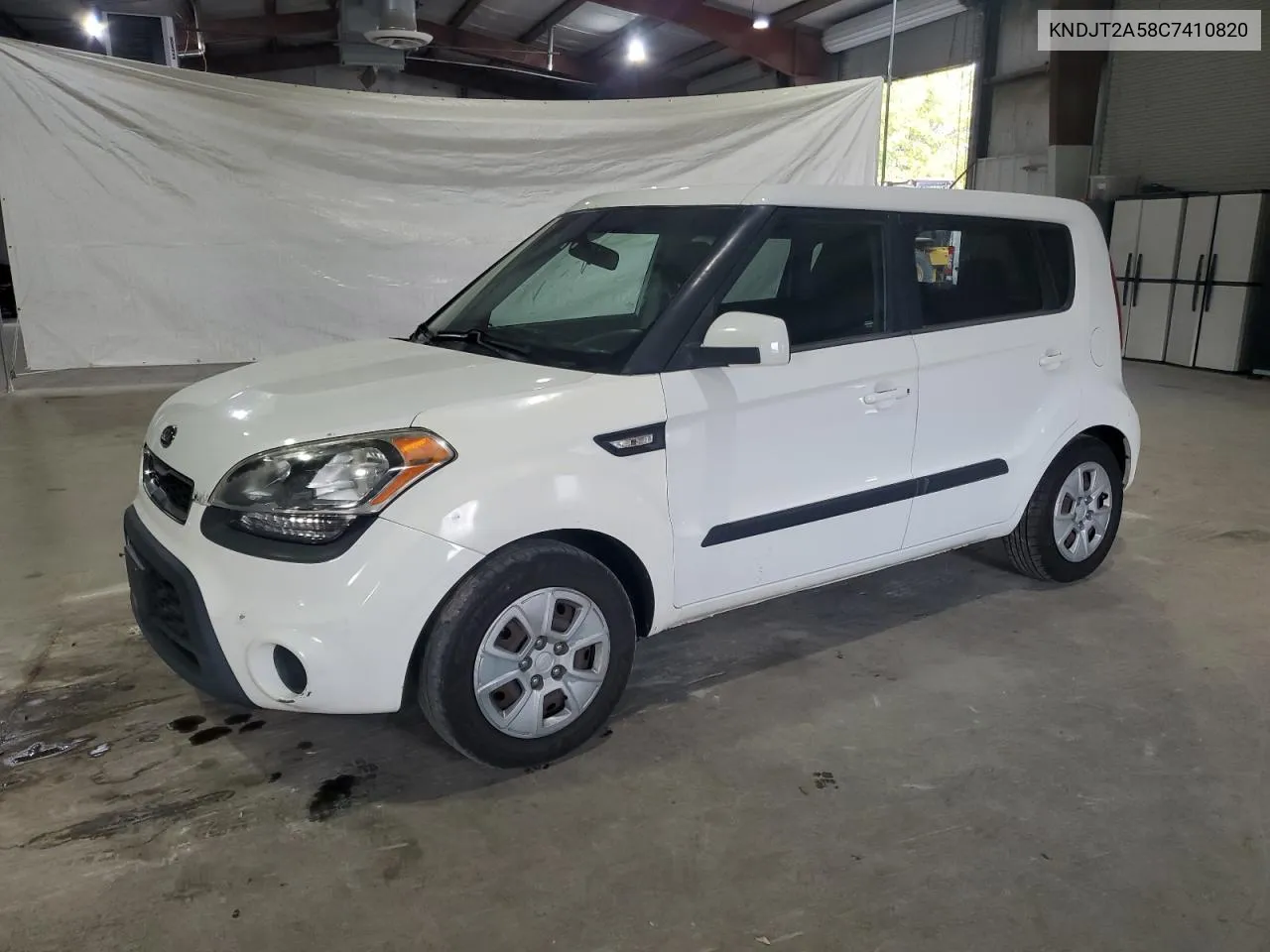 2012 Kia Soul VIN: KNDJT2A58C7410820 Lot: 72021504