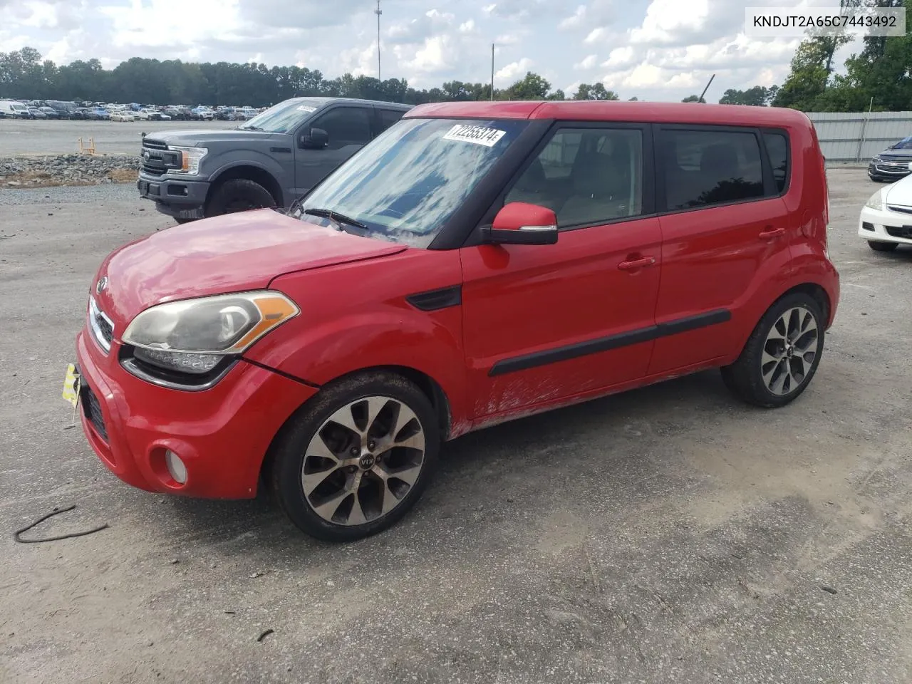 KNDJT2A65C7443492 2012 Kia Soul +