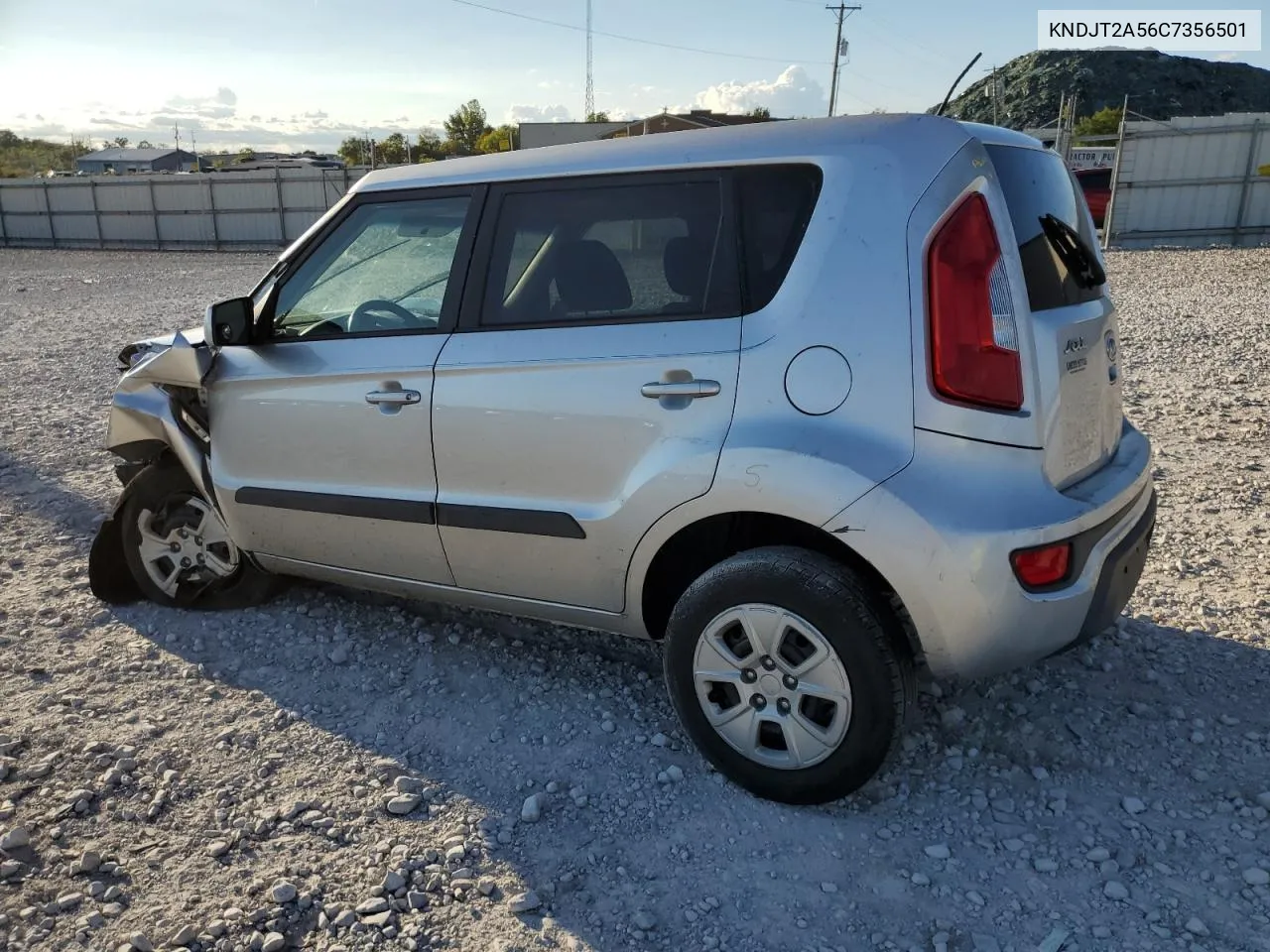 2012 Kia Soul VIN: KNDJT2A56C7356501 Lot: 72281594