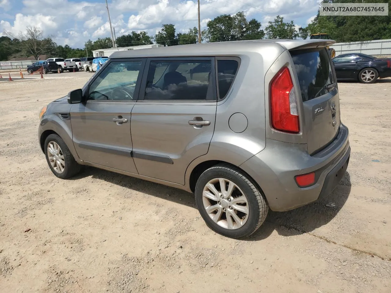 2012 Kia Soul + VIN: KNDJT2A68C7457645 Lot: 72447674