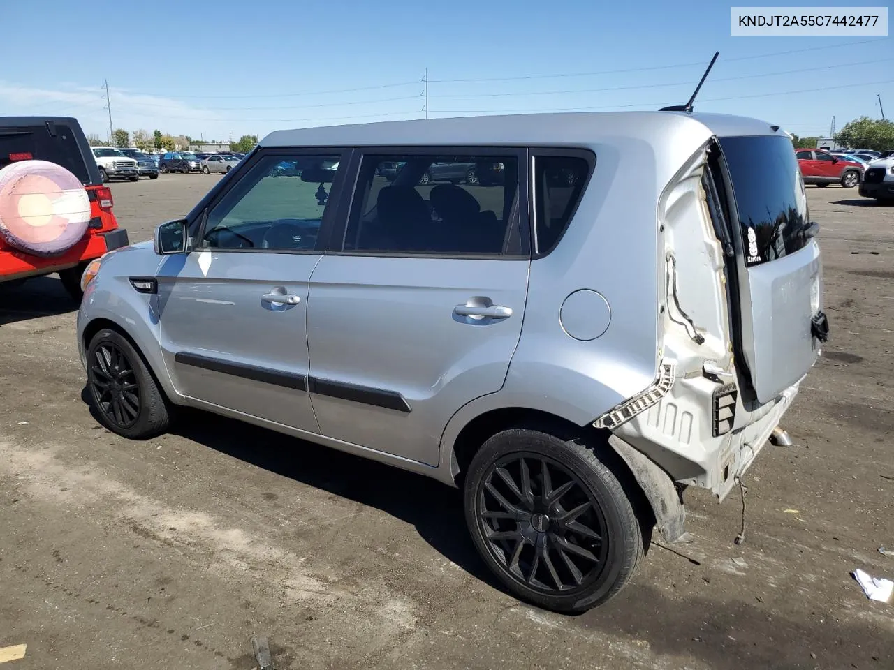 2012 Kia Soul VIN: KNDJT2A55C7442477 Lot: 72922474