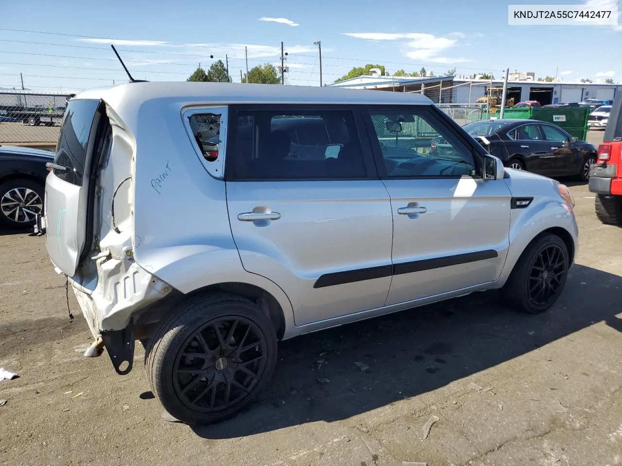 2012 Kia Soul VIN: KNDJT2A55C7442477 Lot: 72922474