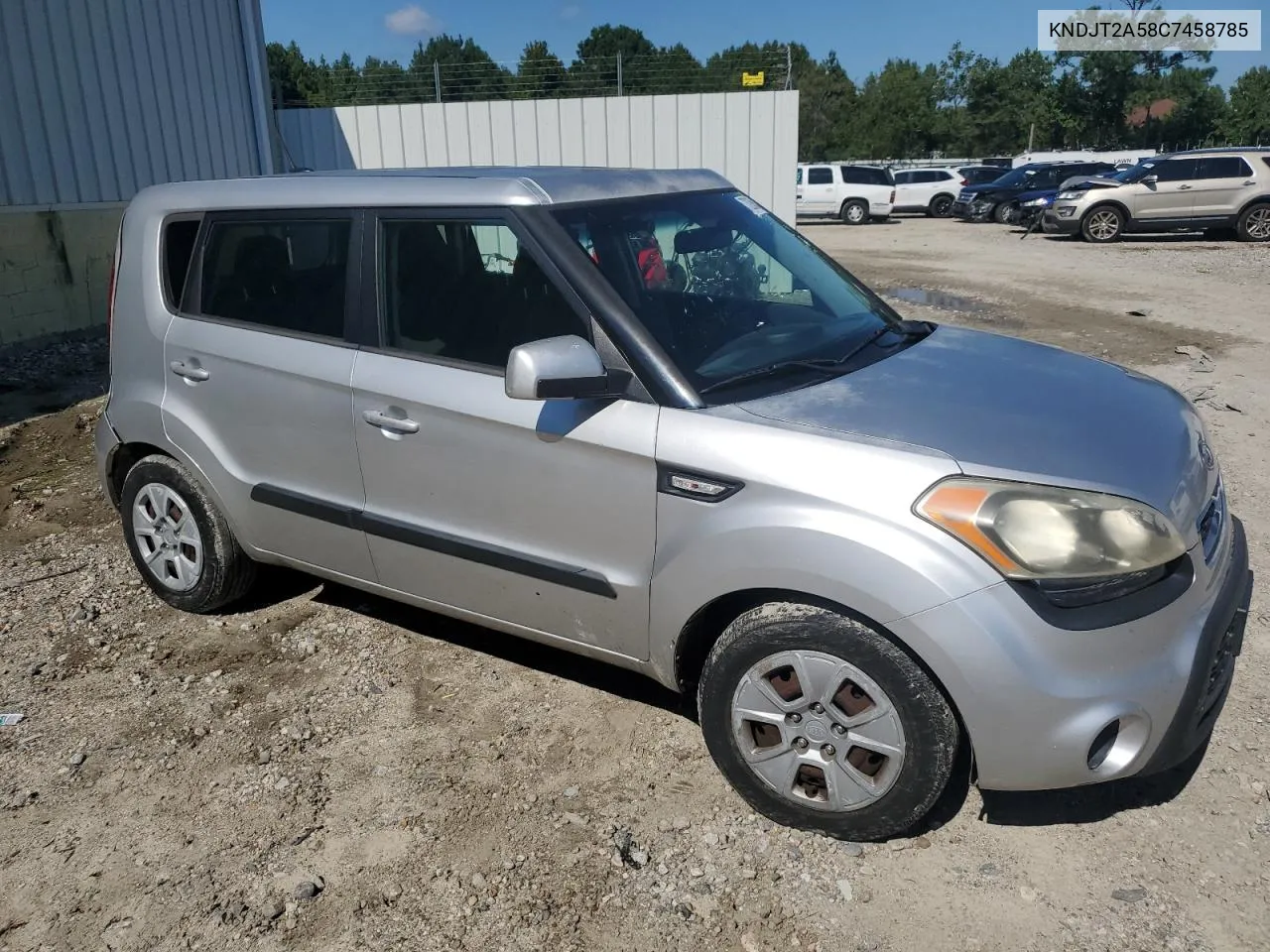 2012 Kia Soul VIN: KNDJT2A58C7458785 Lot: 73285064