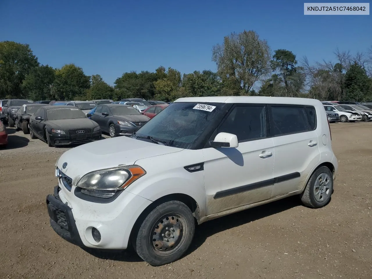 2012 Kia Soul VIN: KNDJT2A51C7468042 Lot: 73596794