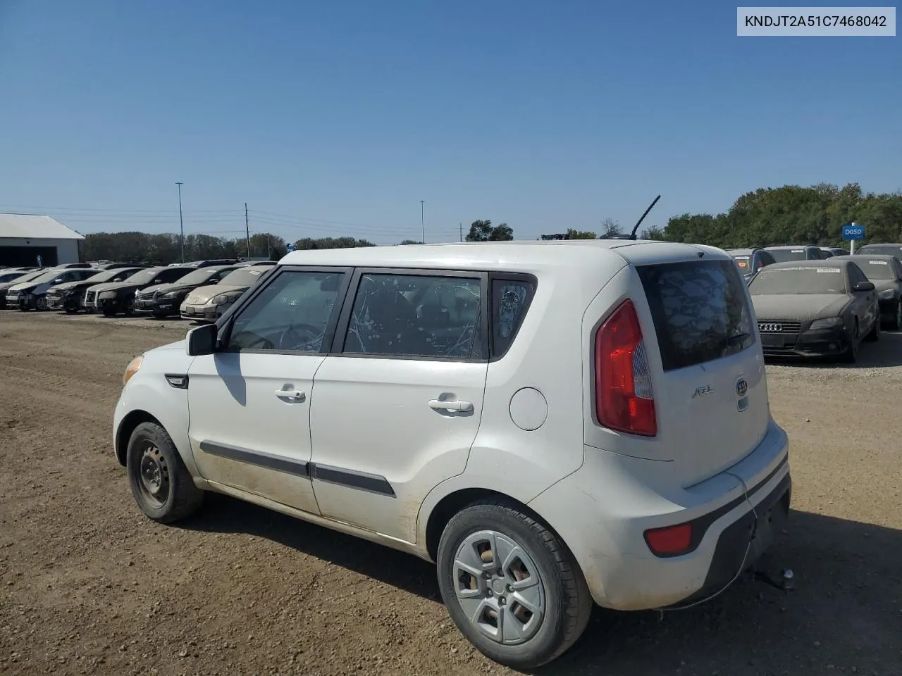 2012 Kia Soul VIN: KNDJT2A51C7468042 Lot: 73596794