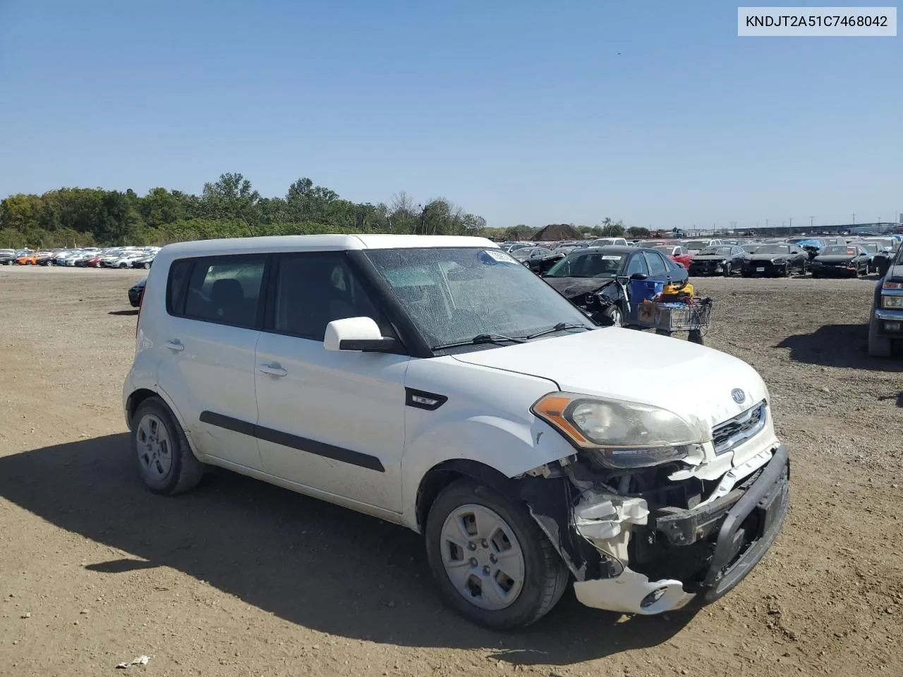 2012 Kia Soul VIN: KNDJT2A51C7468042 Lot: 73596794