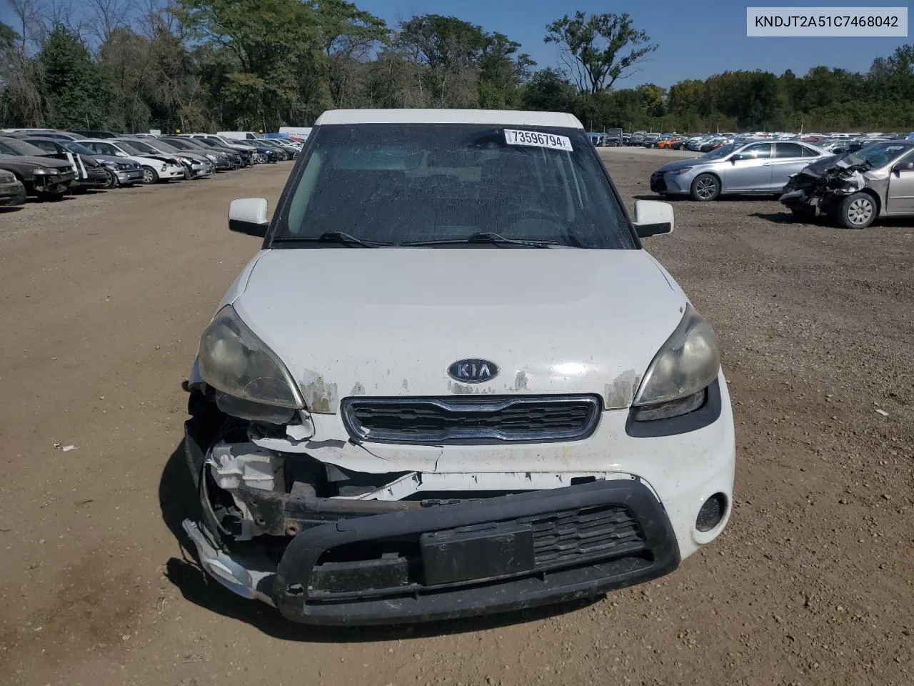 2012 Kia Soul VIN: KNDJT2A51C7468042 Lot: 73596794