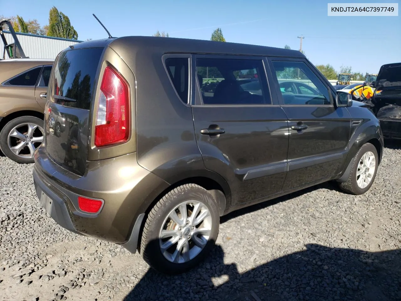 2012 Kia Soul + VIN: KNDJT2A64C7397749 Lot: 73651204