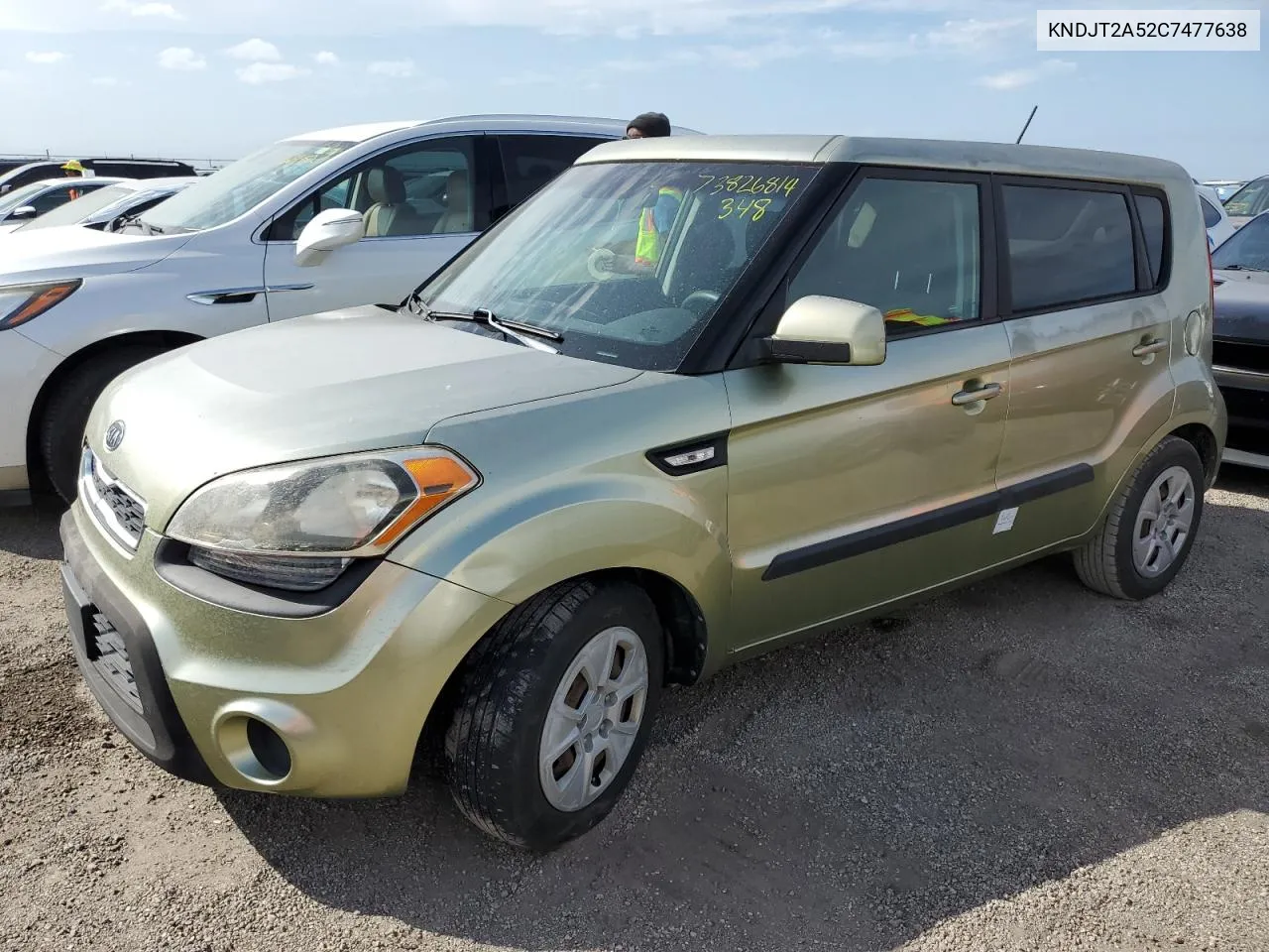 2012 Kia Soul VIN: KNDJT2A52C7477638 Lot: 73826814