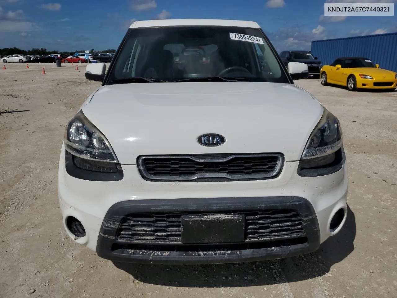 2012 Kia Soul + VIN: KNDJT2A67C7440321 Lot: 73864534