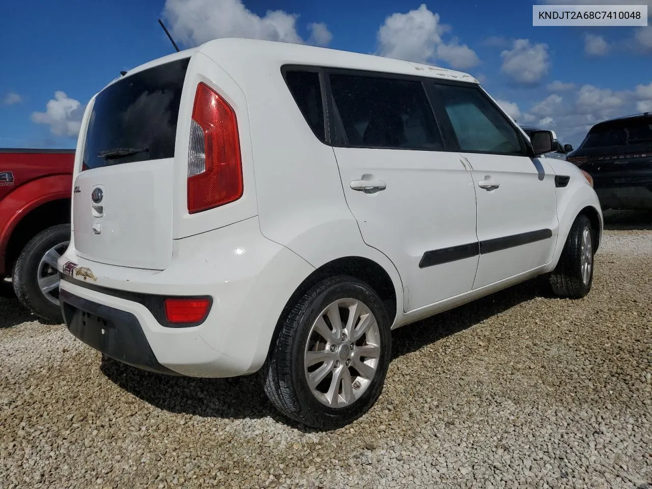 2012 Kia Soul + VIN: KNDJT2A68C7410048 Lot: 73948584