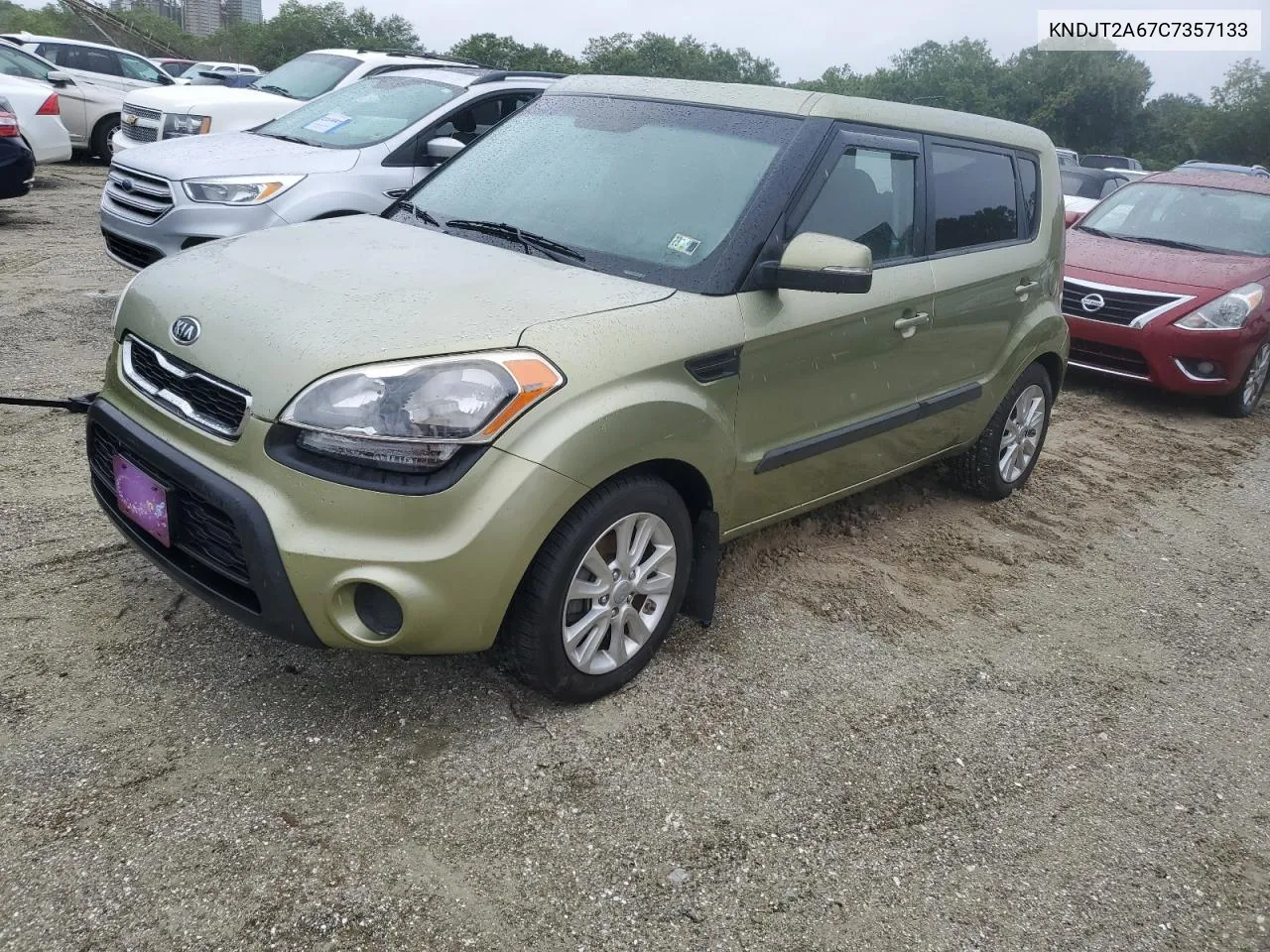 2012 Kia Soul + VIN: KNDJT2A67C7357133 Lot: 73949044