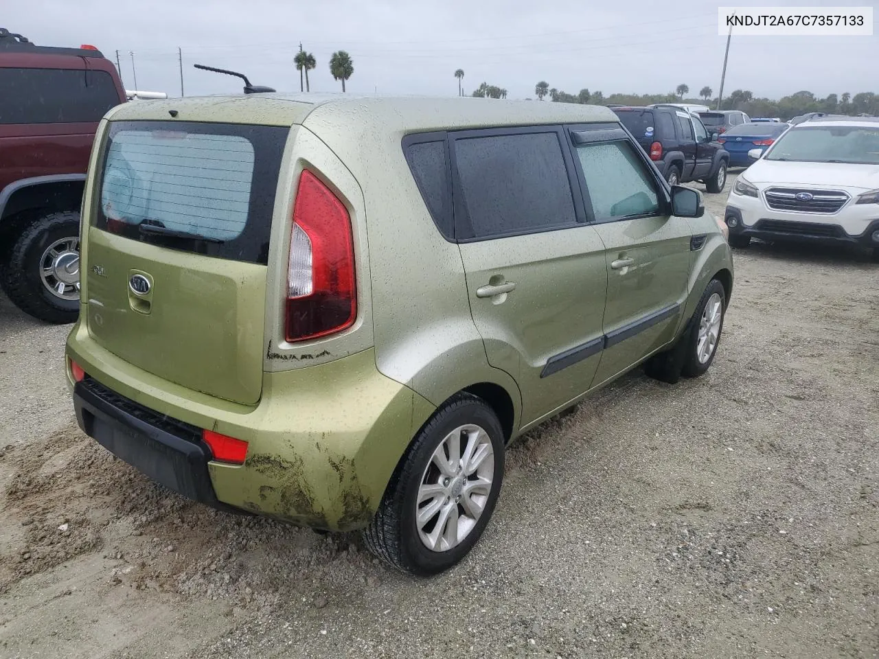 2012 Kia Soul + VIN: KNDJT2A67C7357133 Lot: 73949044