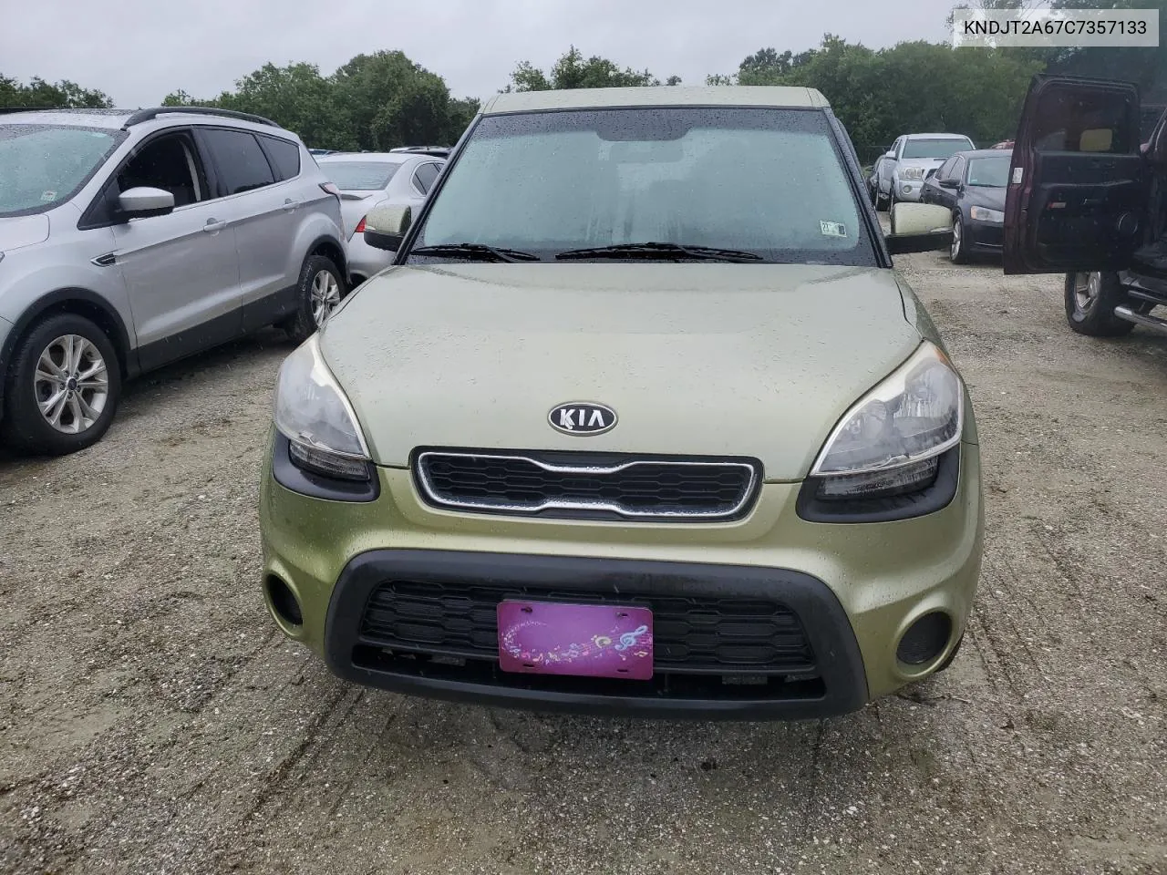 2012 Kia Soul + VIN: KNDJT2A67C7357133 Lot: 73949044