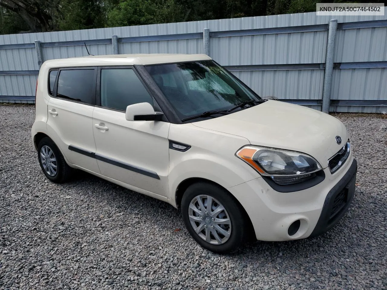 2012 Kia Soul VIN: KNDJT2A50C7464502 Lot: 74033504