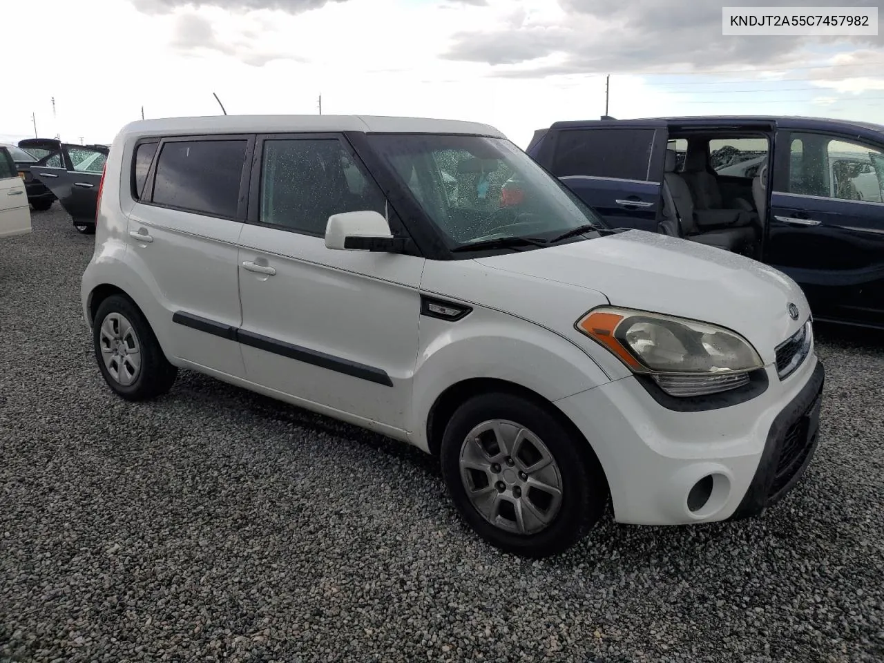 2012 Kia Soul VIN: KNDJT2A55C7457982 Lot: 74282904