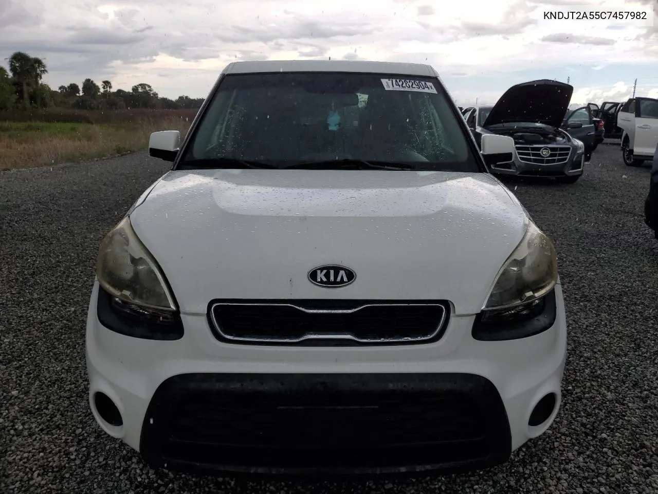 2012 Kia Soul VIN: KNDJT2A55C7457982 Lot: 74282904