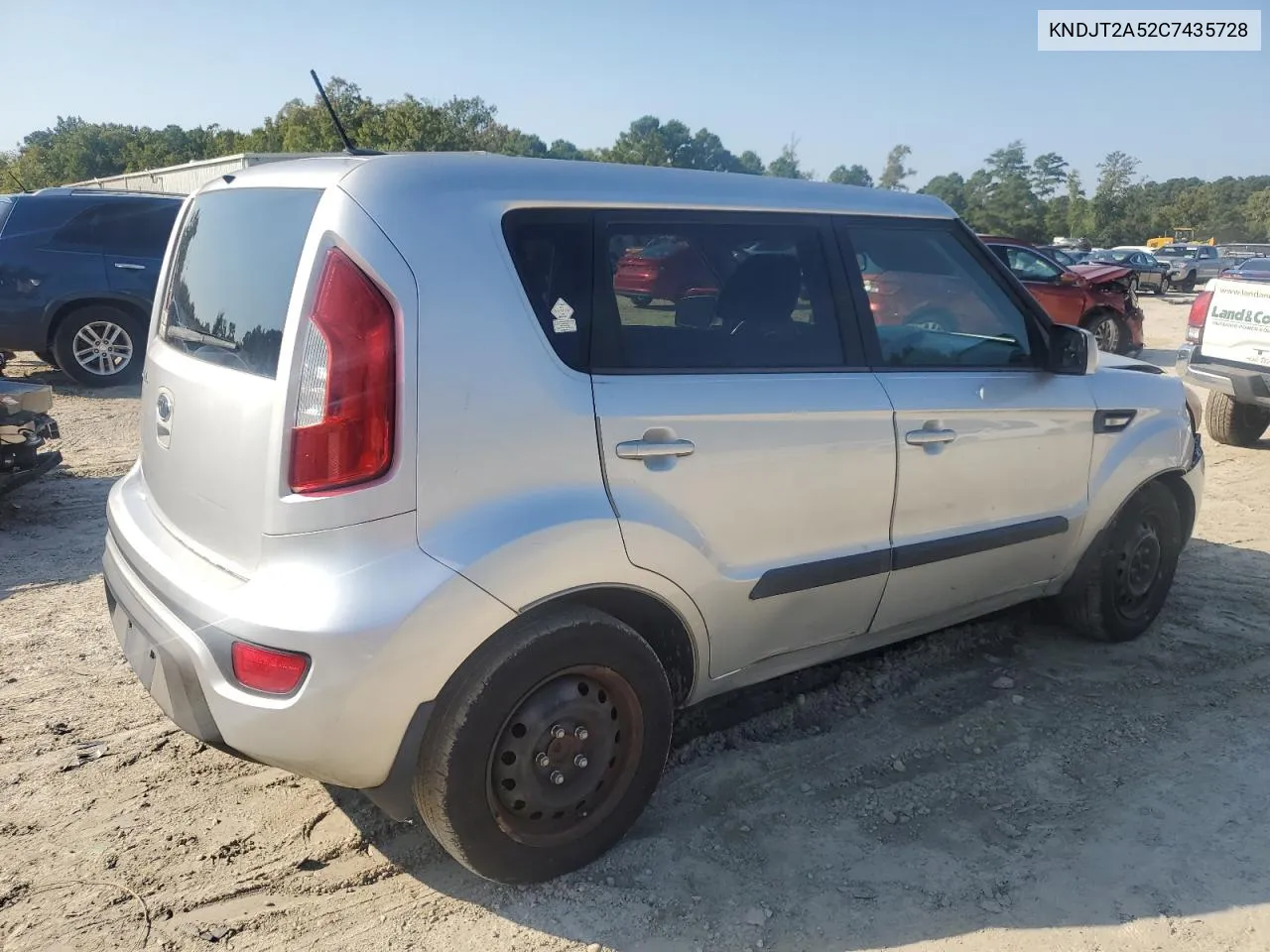 2012 Kia Soul VIN: KNDJT2A52C7435728 Lot: 74415074