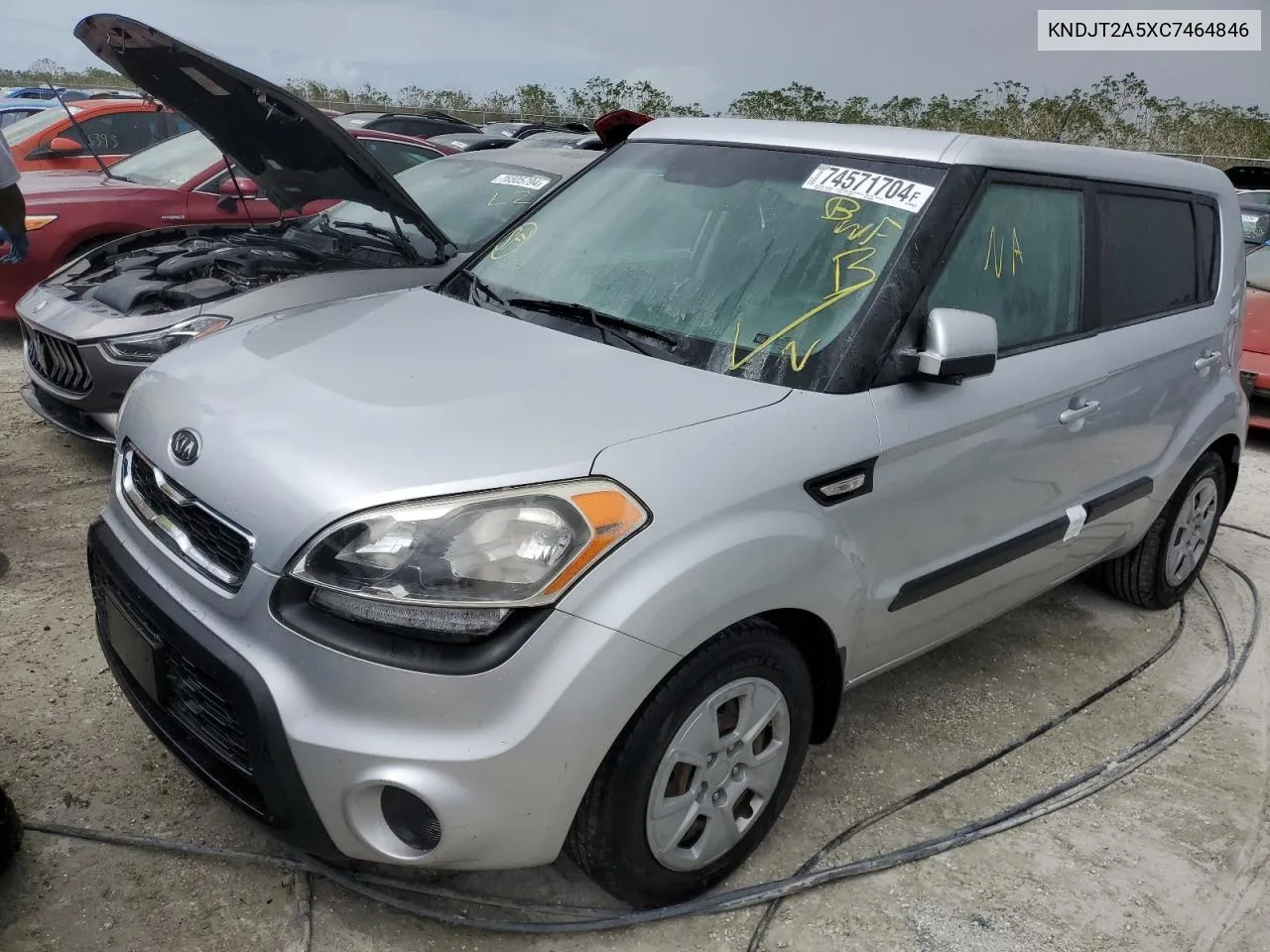 2012 Kia Soul VIN: KNDJT2A5XC7464846 Lot: 74571704