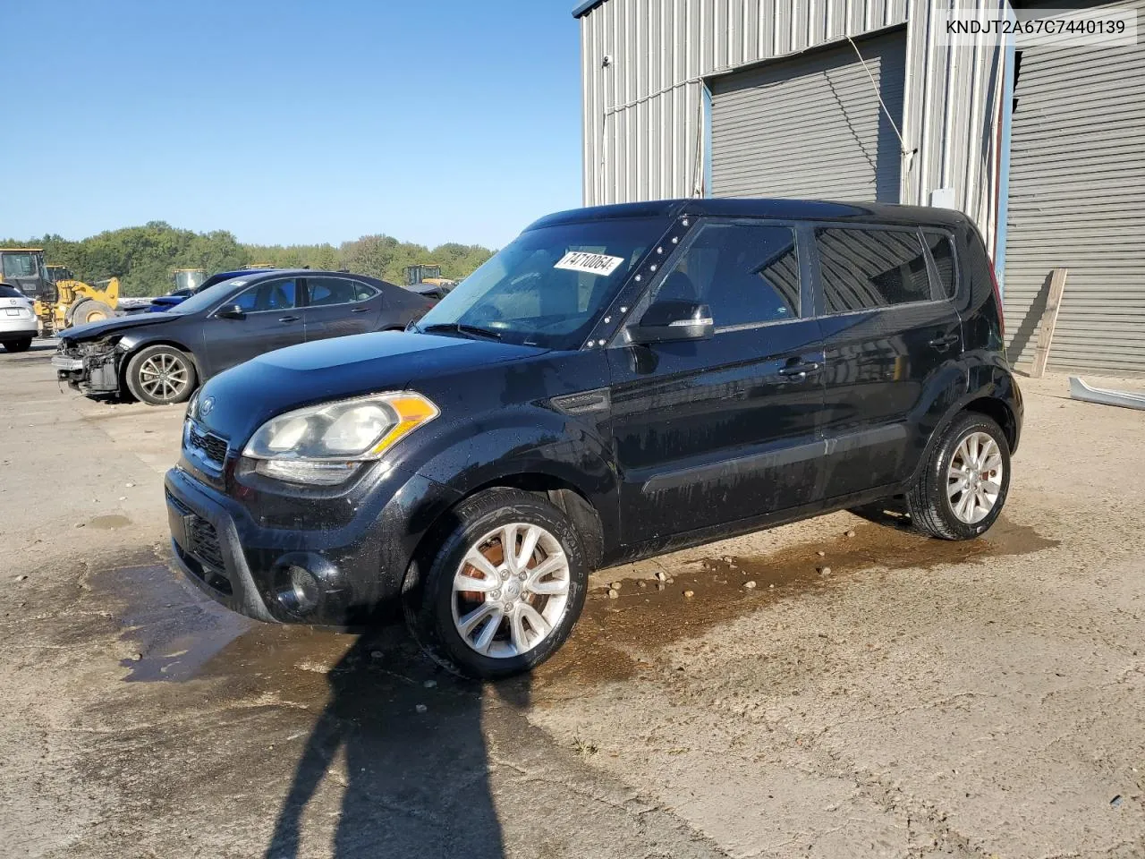 2012 Kia Soul + VIN: KNDJT2A67C7440139 Lot: 74710064