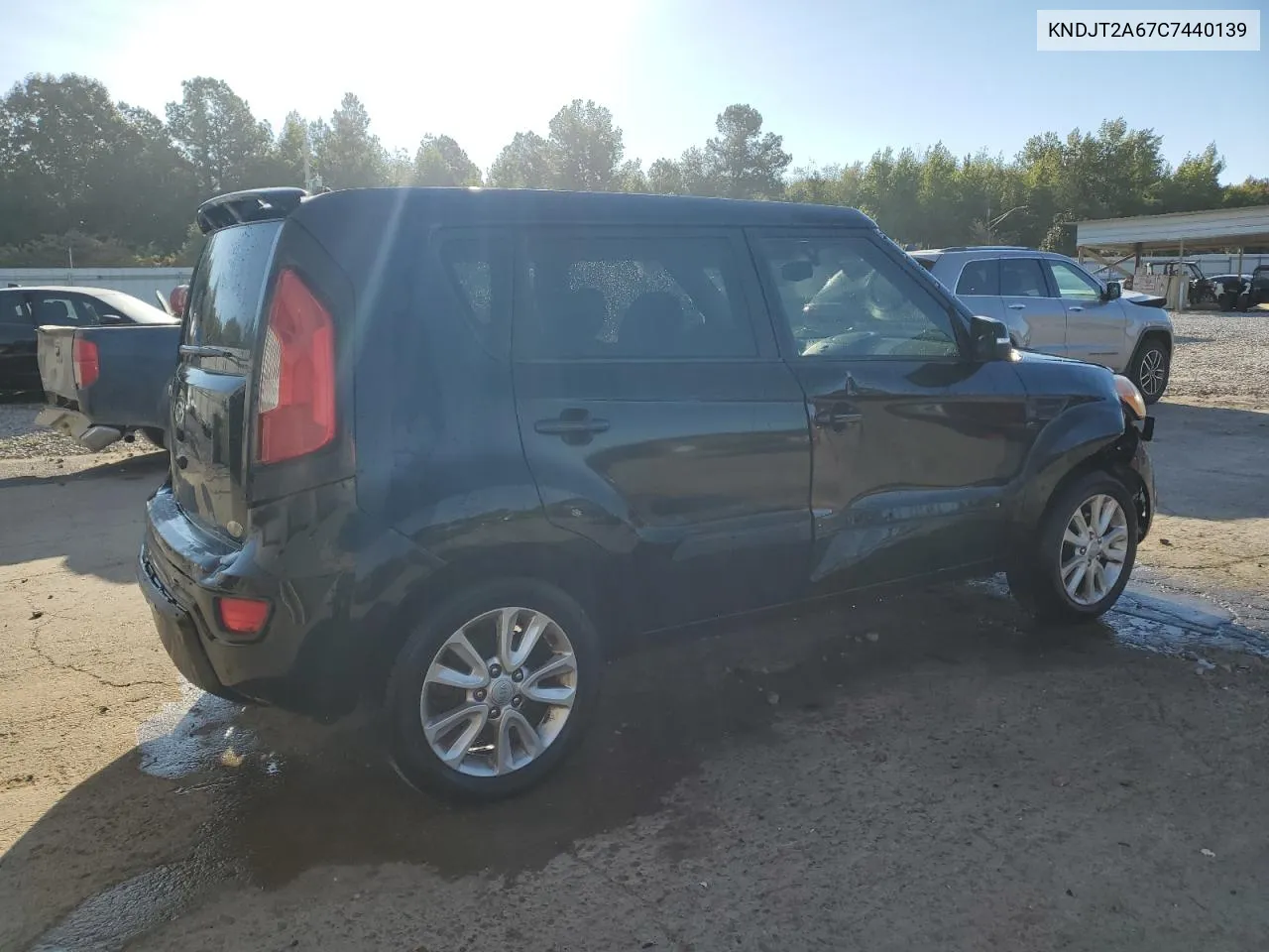 2012 Kia Soul + VIN: KNDJT2A67C7440139 Lot: 74710064