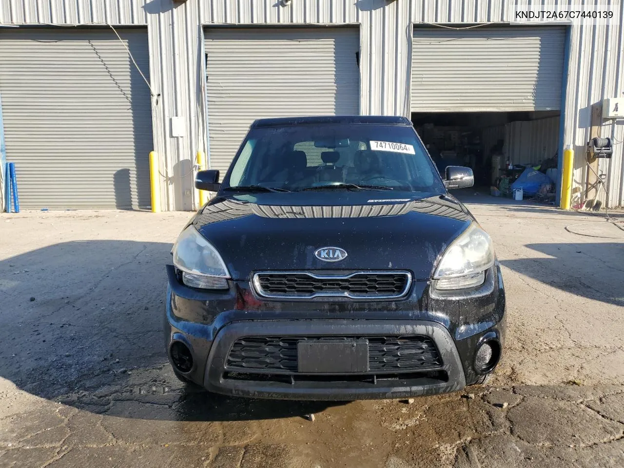 2012 Kia Soul + VIN: KNDJT2A67C7440139 Lot: 74710064