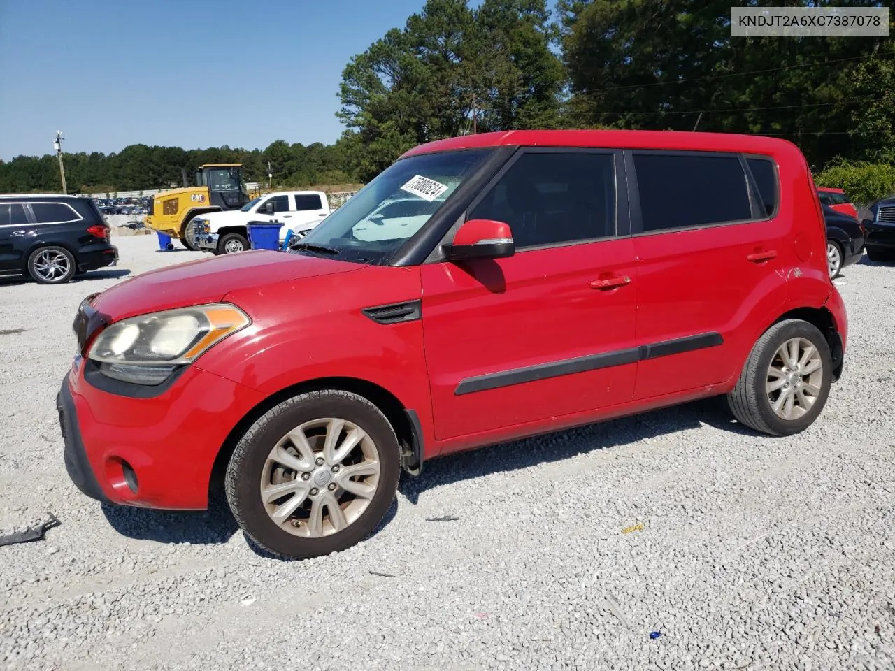 2012 Kia Soul + VIN: KNDJT2A6XC7387078 Lot: 75080524