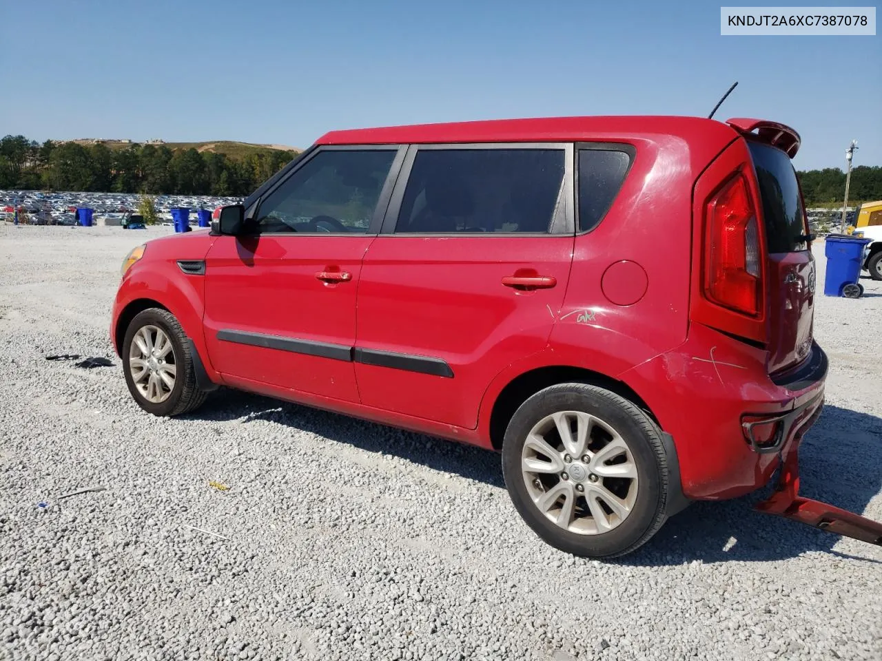 2012 Kia Soul + VIN: KNDJT2A6XC7387078 Lot: 75080524