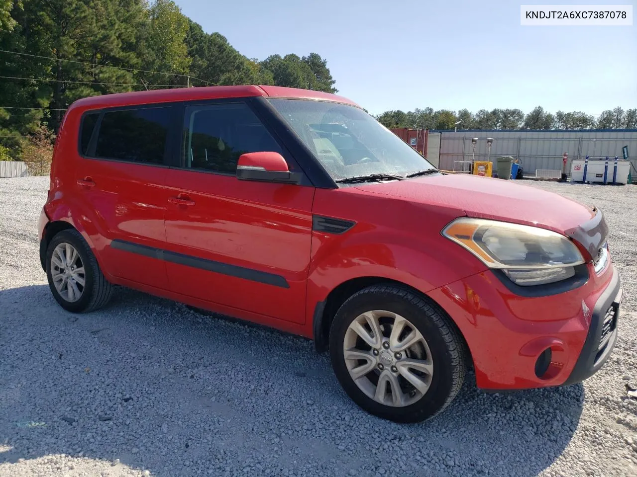 2012 Kia Soul + VIN: KNDJT2A6XC7387078 Lot: 75080524