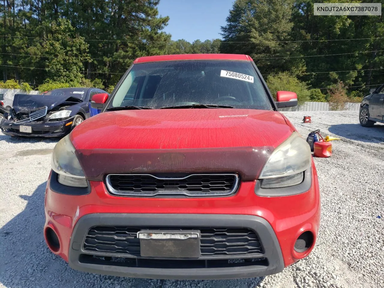 2012 Kia Soul + VIN: KNDJT2A6XC7387078 Lot: 75080524