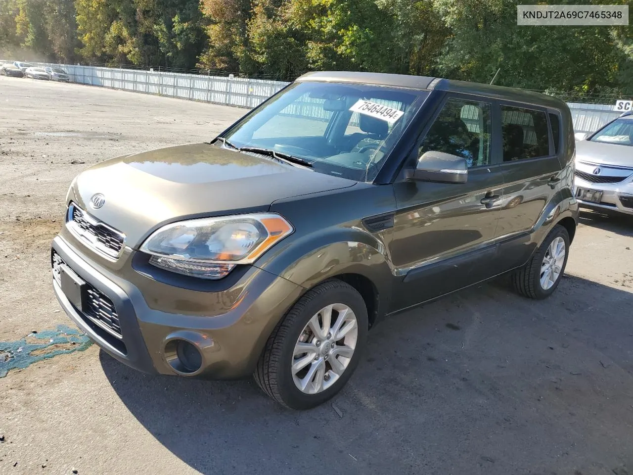 2012 Kia Soul + VIN: KNDJT2A69C7465348 Lot: 75464494